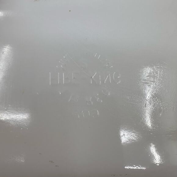 Vintage Fire King 3 Pcs-Bread Loaf Pan/Cake Pan/Split Platter Dish Peach White - Picture 5 of 16